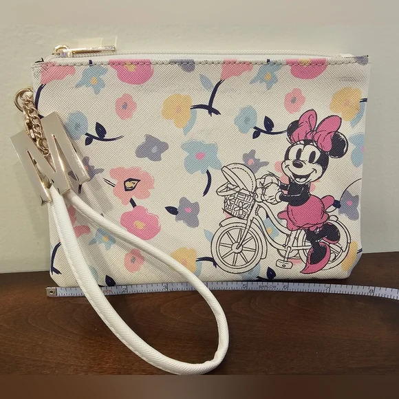 Floral Disney Minnie Mouse Wristlet - Picture 2 of 11